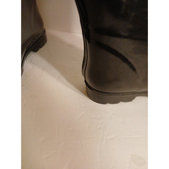 RARE Juicy Couture Signature Logo Black Knee High Rainboots Size 7 GENTLY USED - Picture 13 of 16